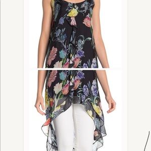Lola Made in Italy Floral Tunic Top